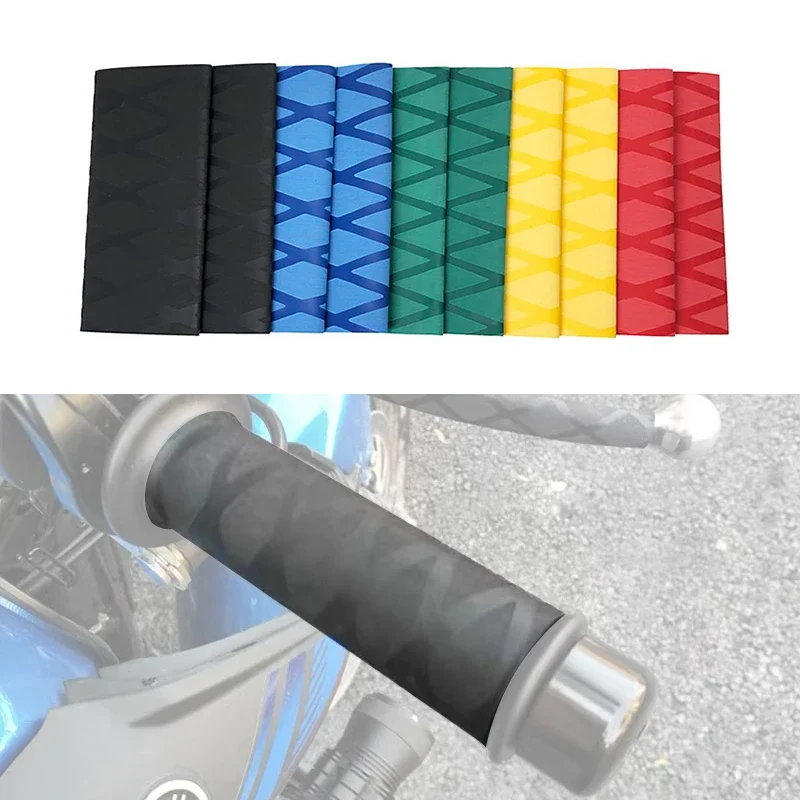 Motorcycle Handlebar Grip Handle Bar Cover Non-slip Heat Shrink Rubber For BMW R1250GS Adventure R1200GS F750GS F850GS F800GS