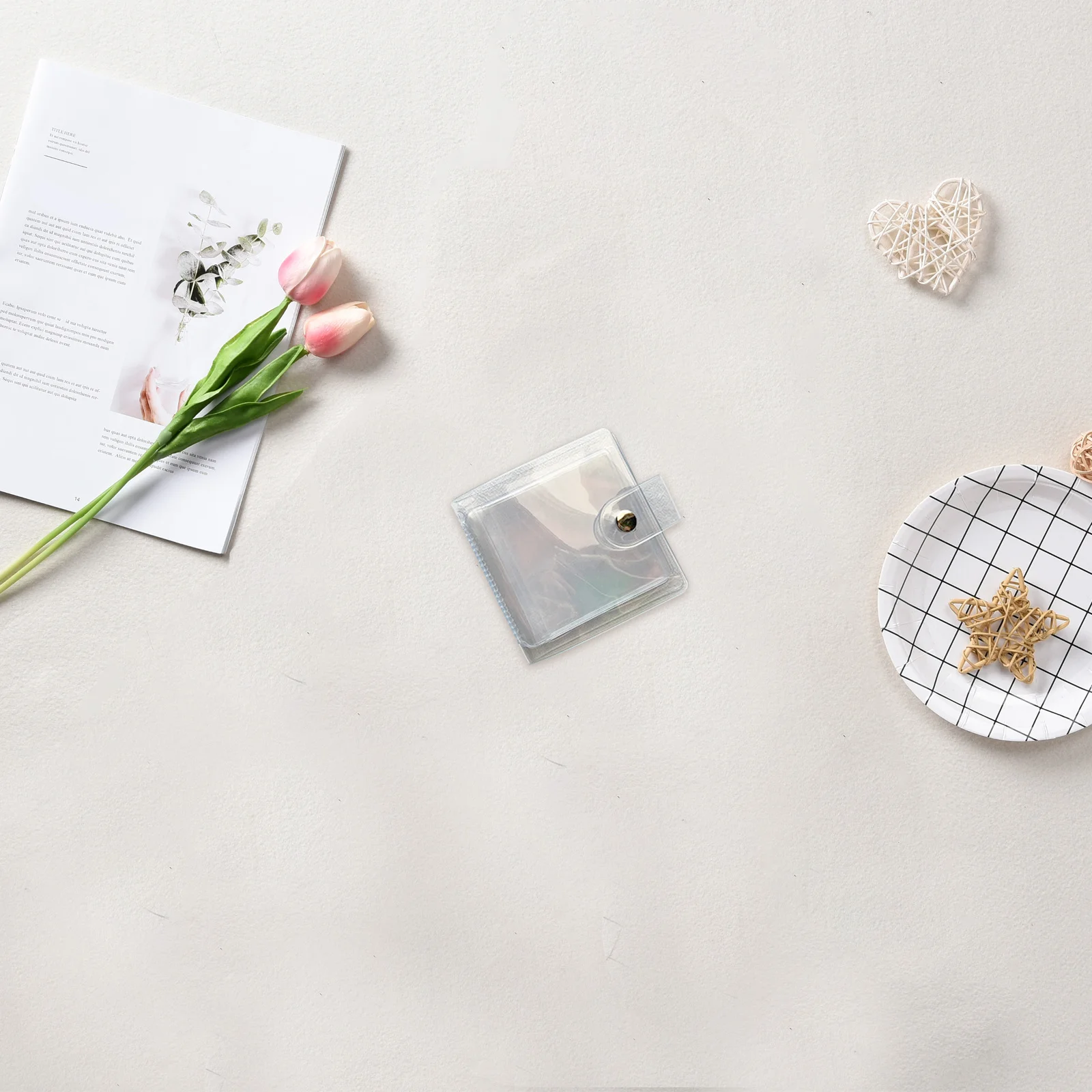 

1pcs Looseleaf Photo Album Clear Pages Refillable Binder For Watercolor Paintings Photos Pp Protector Sleeve Flip Organizer