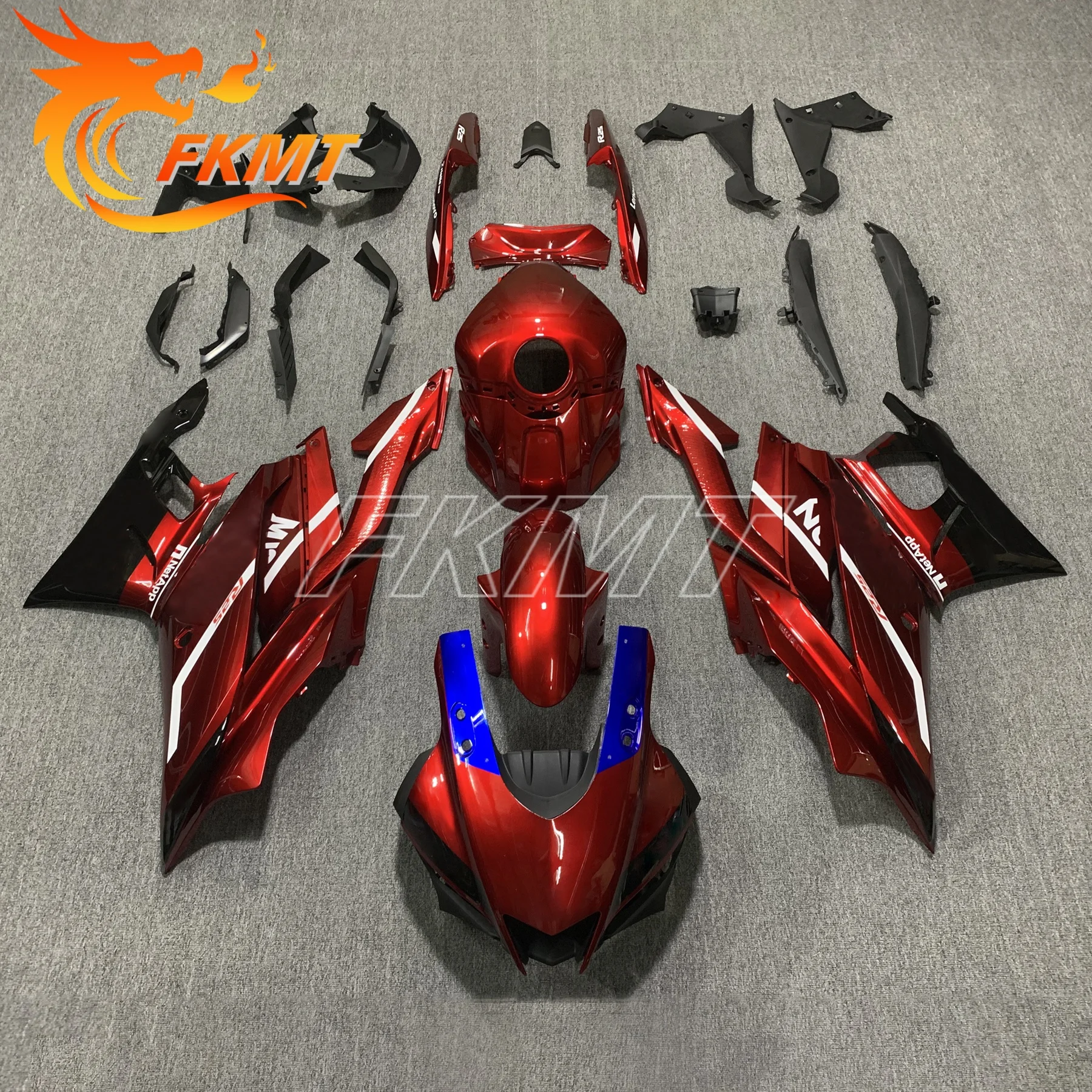 

Fairing Kit Fit For Yamaha YZF R3 2019 2020 2021 2022 2023 2024 Full Set Fairings Painted 19 20 21 22 23 24dywork ABS Plastic