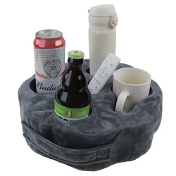 Car Cup holder, Couch and Bed Cup Holder Pillow, Sofa Organizer Caddy for Drinks, Remotes, Phones, Snacks