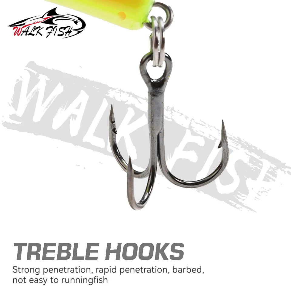 WALK FISH Deep walleye Trolling Fishing Lure Wobbler 12cm 20g Floating Crankbait Minnow Bass Pike Bait Depth 0-6m Fishing Tackle view 5