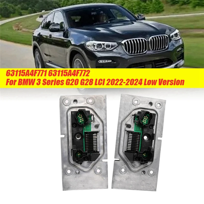 

1Pair Car Headlight LED Module Angel Eyes Source 63115A4F772 63115A4F771 For BMW G20 G28 Parts DRL Daytime Running Turn Signal