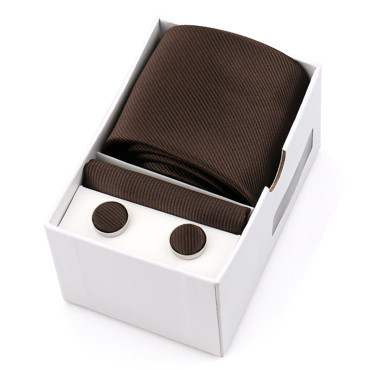 Elegant Men Tie Set 7.5CM Soli - Neck Tie Set Box ulasan dan harga