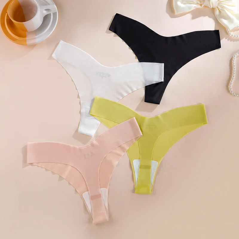 6 PCS/Set Cotton Panties G-String Women Panties Sexy Underwear Female Lingerie Thong For Woman Solid Color Intimate Pantys