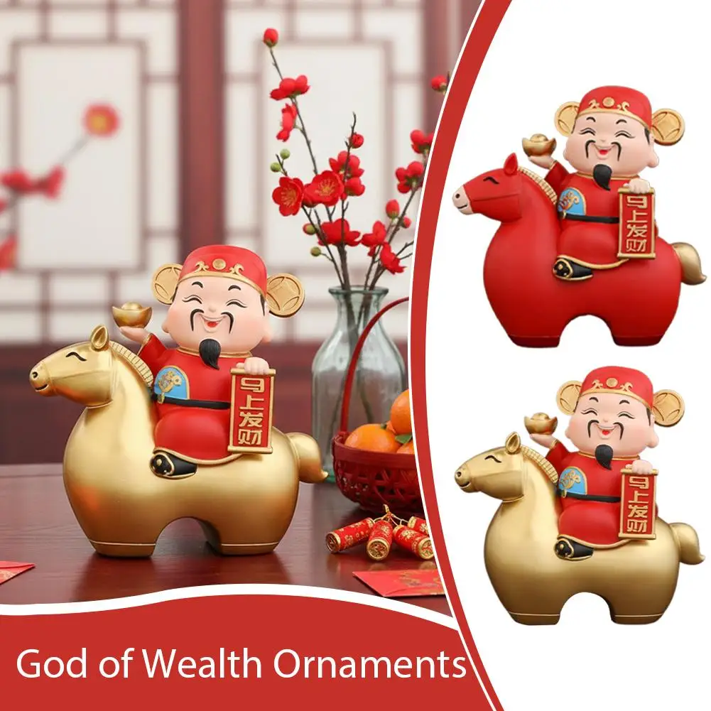 

Полубогатый скоро, украшения God of Wealth, украшения для домашнего офиса, рабочего стола, новогодние праздничные подарки, фигурка God of Wealth