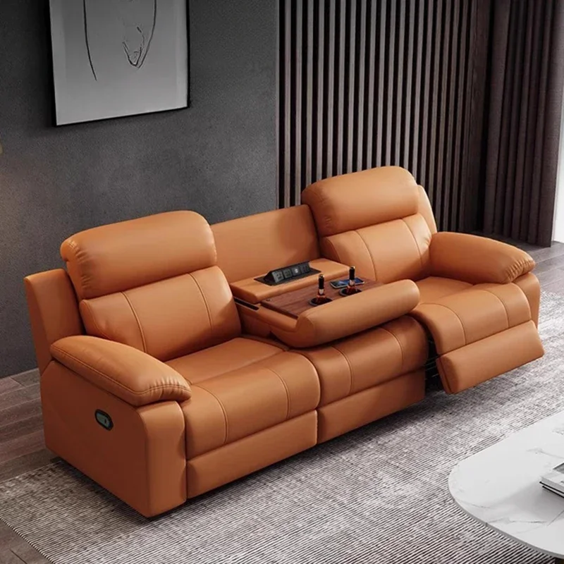 Modern Simple Electric Reclining Sofas Minimalism Luxury Modular Cloud Couch Folding Sofa Bed Home Furniture Sofa Cama FYRS