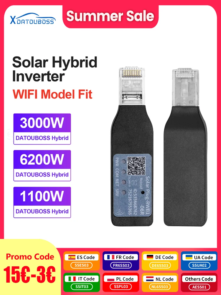 DATOUBOSS WLAN-Modul für Hybrid-Wechselrichter 48 V/24 V