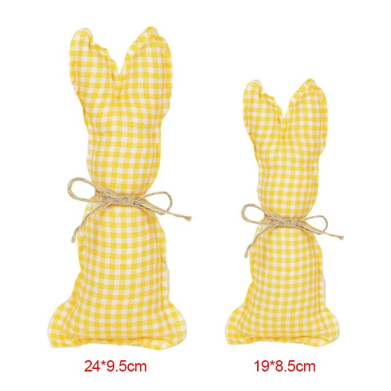 Easter Decoration Cloth Bunny Ornaments Easter Rabbit Holiday Party Kids Toys Gifts Decoration Spring Home DIY Craft Supplies