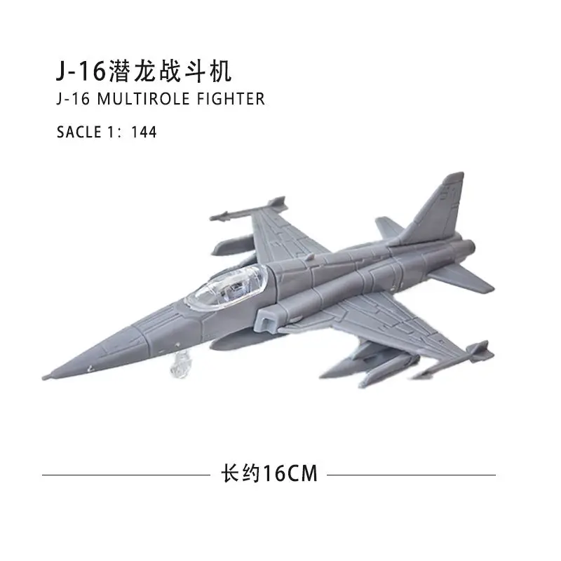 4D Assembly Aircraft J16 F/A -18 SU-25 F15E AV-8A Fighter MI-8 UH-1H helicopter Simulation Fighter Model Children Toy Gift