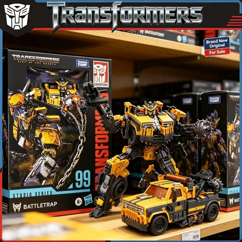Transformer Toy Anime Deformation Robot Battletrap‌ SS99 Classic Movie 7 Character Collectible Action Figures Model Gift Hobbies