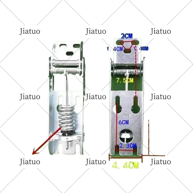Петля для морозильной камеры с пружиной для Haier Aucma, универсальная запасная часть для крышки морозильной камеры.