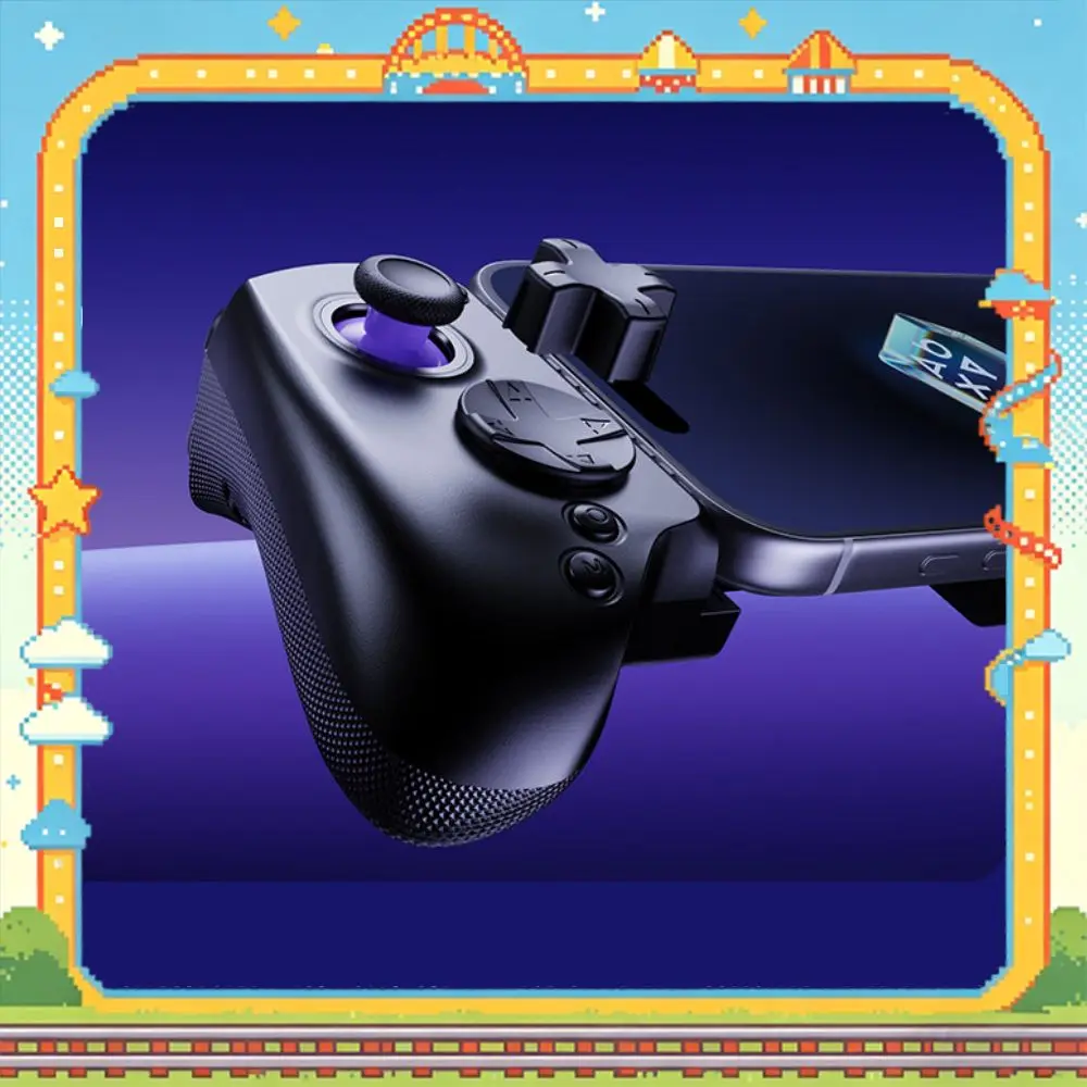 Abxylute S8 Lite Stretching Mobile Tablet Game Controller Wired Type-C Full-Size Hall Effect Joysticks Game Streaming Simulator