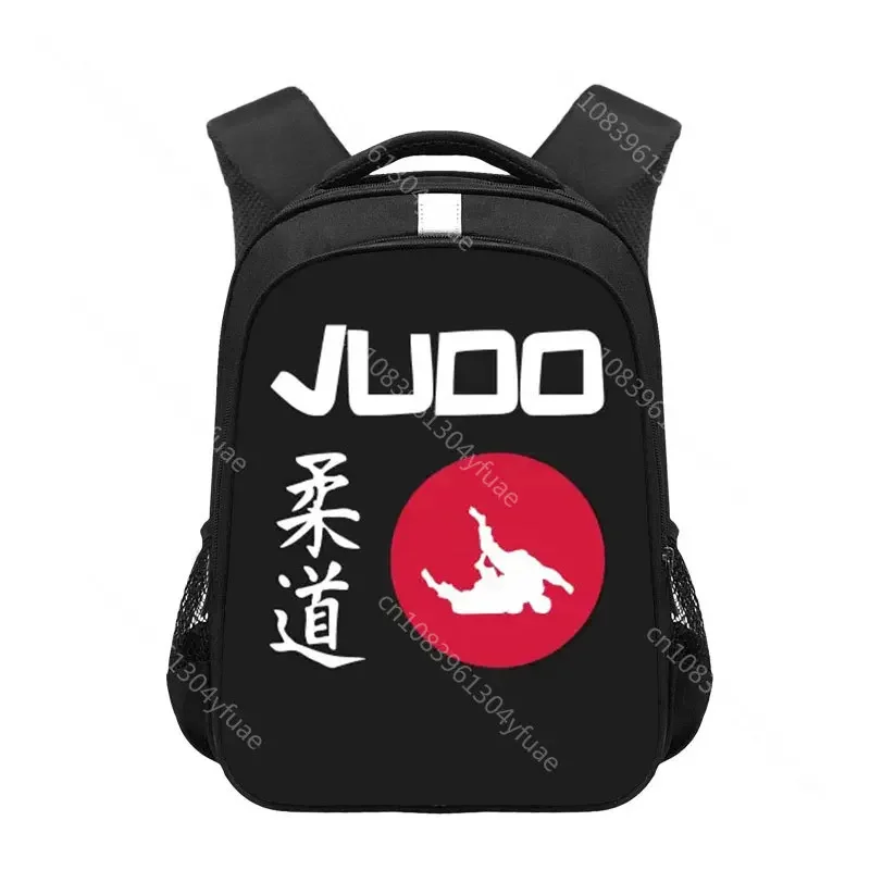 Cool Martial Art Judo / Taekwondo / Karate / Aikido schoolbag for Teenage Boys   Backpack Children Bookbag Man Travel Backpack