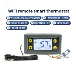 Controle Remoto de Temperatura Termostato WiFi, 10A, 30A, Módulo, Refrigeração, Aquecimento, APP Timing, Trabalho, DC 6-30V