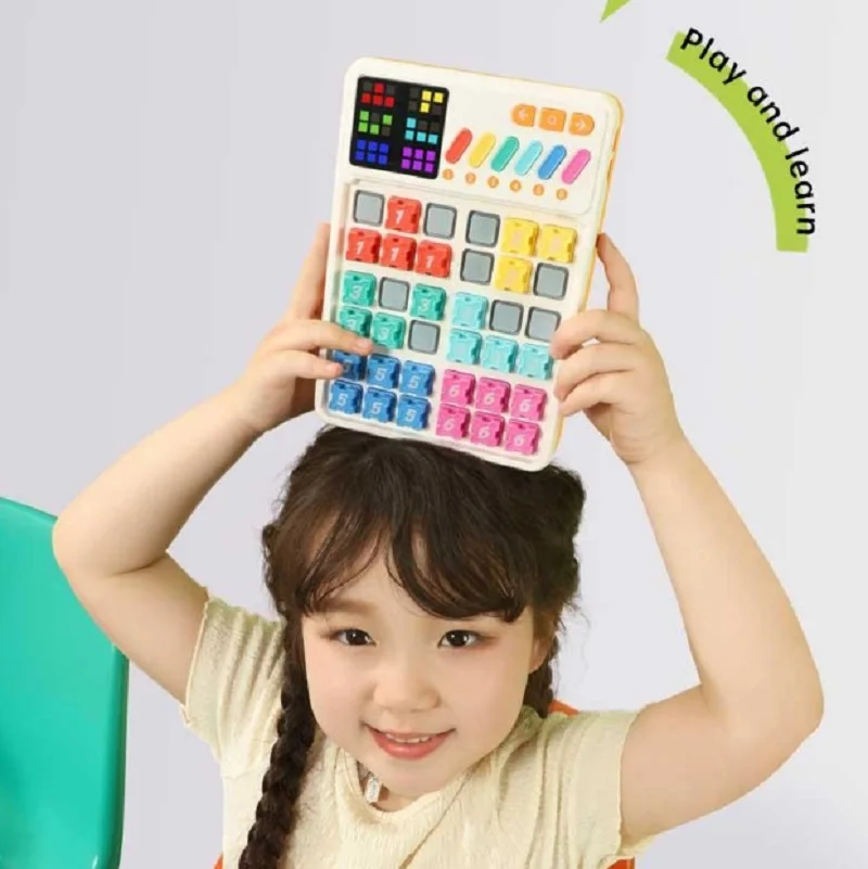 Puzzle Sudoku Intelligent pour Enfant, 3500Challenge, Casse-tête, Jeu Intelligent, Document d'Entraînement, Maths, Voyage, Cadeau d'Anniversaire