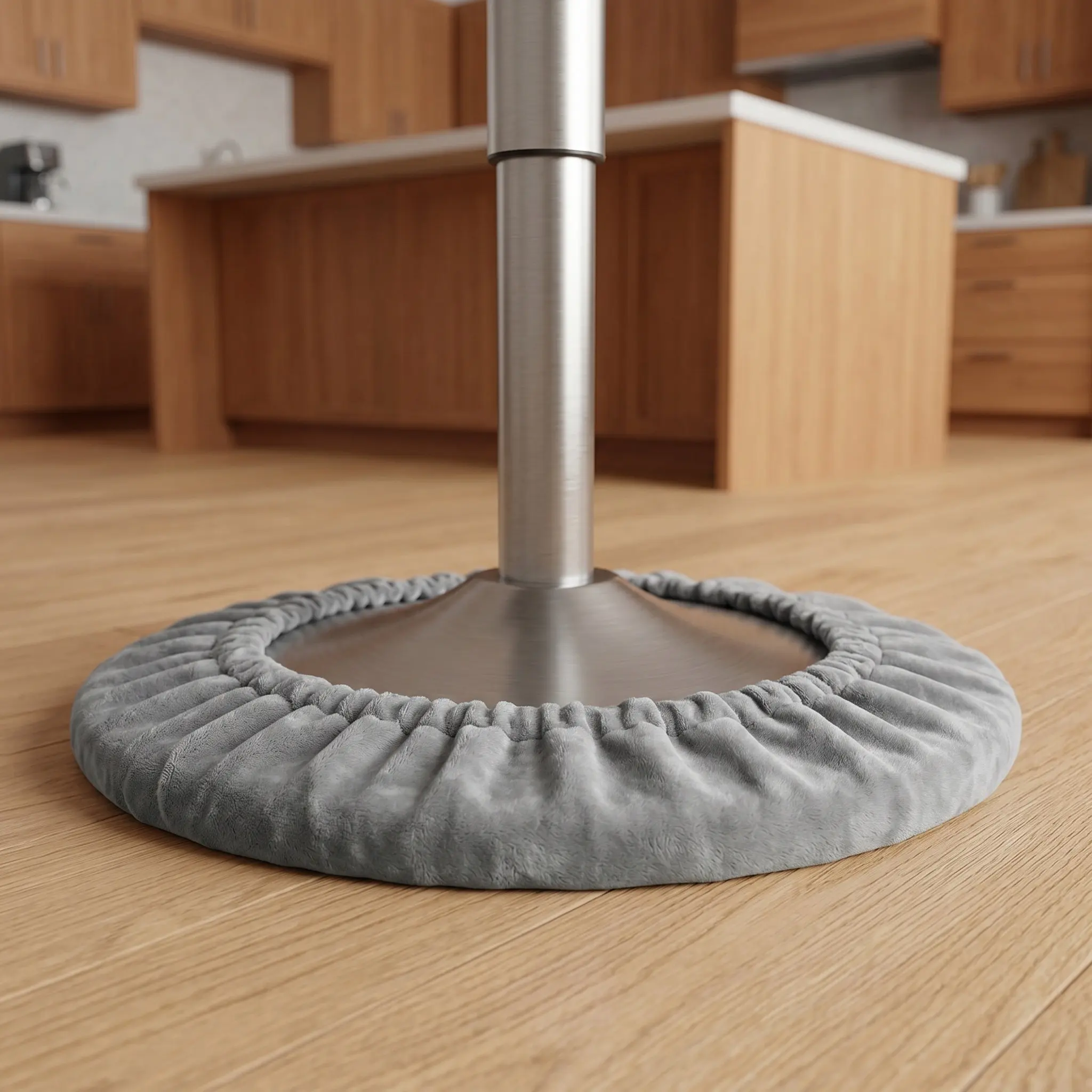 Bar Stool Base Floor Protector Pad Scratch-Proof Bar Chair Leg Cover Non Slip Chair Floor Protector Ring for Office Kitchen