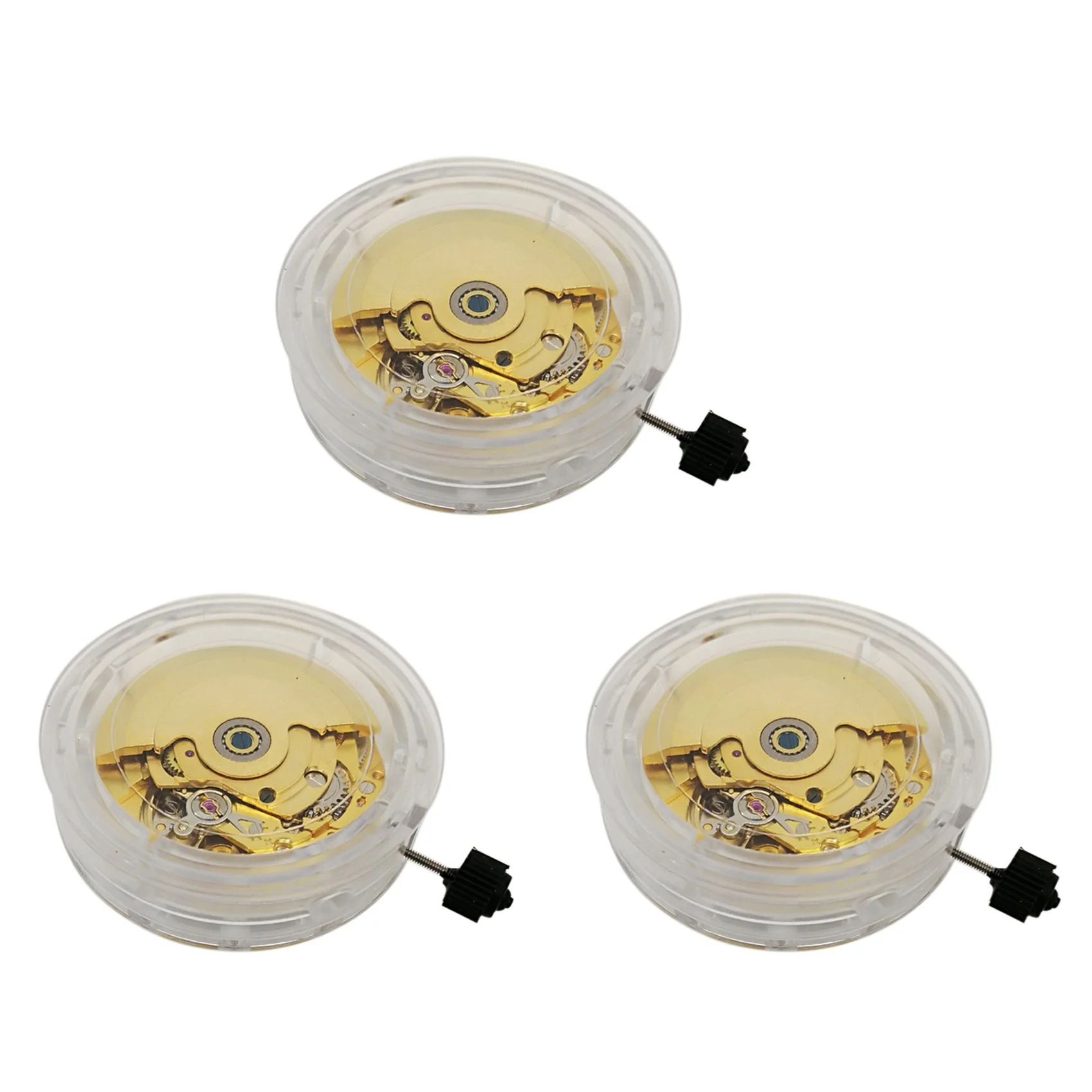 

3X ETa 2824 Movement Replacement Mechanical Automatic Movement Date Display Watch Repair Tool Gold