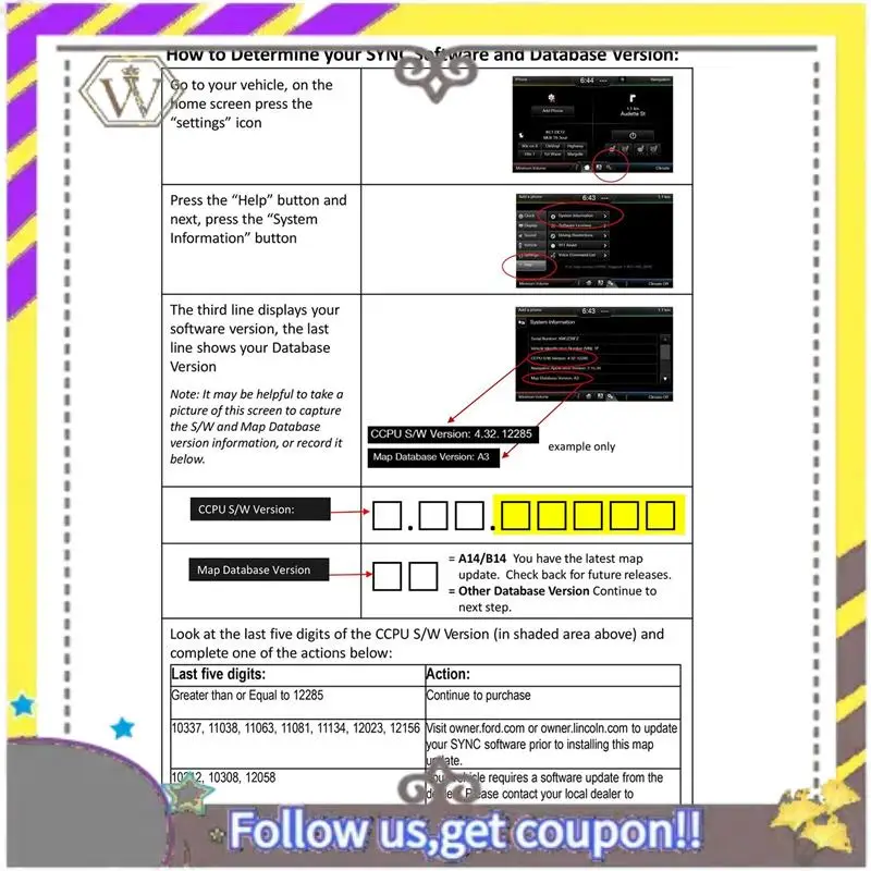 New Latest 2023 A14 Navigation Card GM5T-19H449-AH Maps Card For GPS Map Update Sync USA/Canada Maps SYNC Navigation System Dura