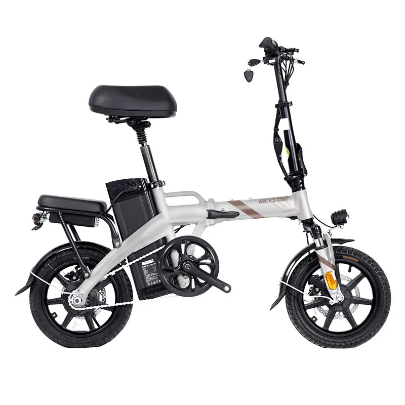 *for1000W Mini Portable Stigo Quick Bolt Pro Brushless Rear Hub Motor Disc 7-Speed Electronic Lithium Battery Aluminum Alloy Fra