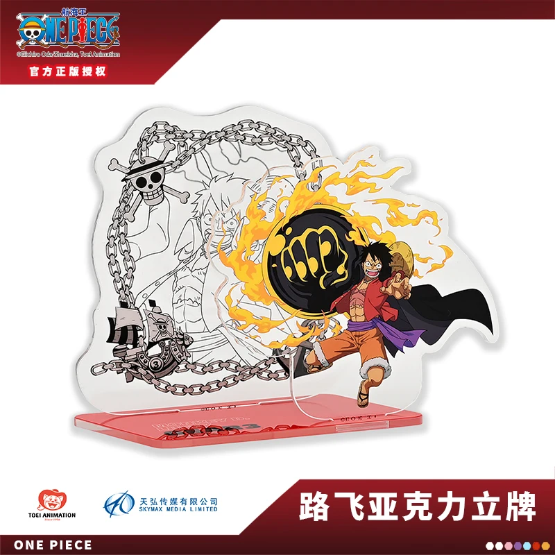 Genuine anime one piece  LUFFY acrylic standing brand GEAR1-5 Luffy standing brand ornament new periphery