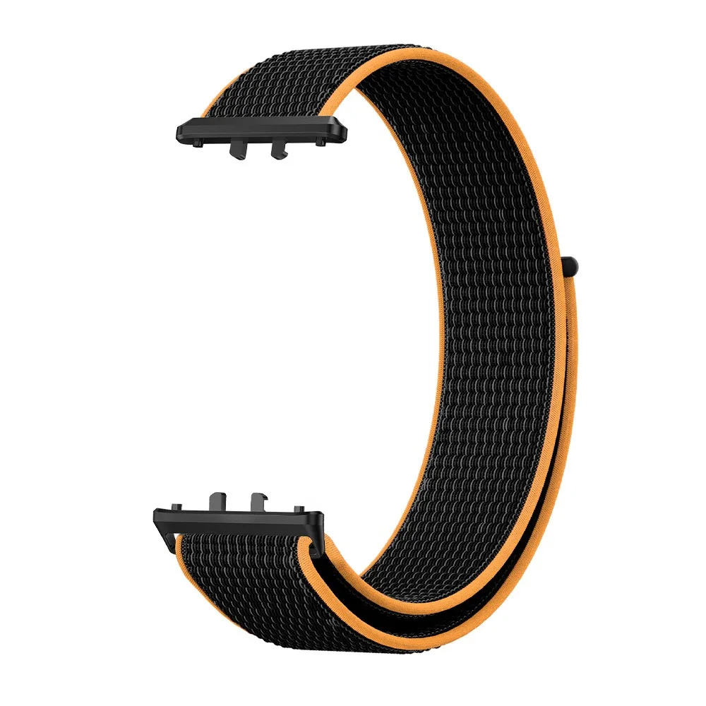 Soft Nylon Nylon Loop Strap Replacement Elastic Bracelet Adjustable Accessories Watchband for Samsung Galaxy Fit 3