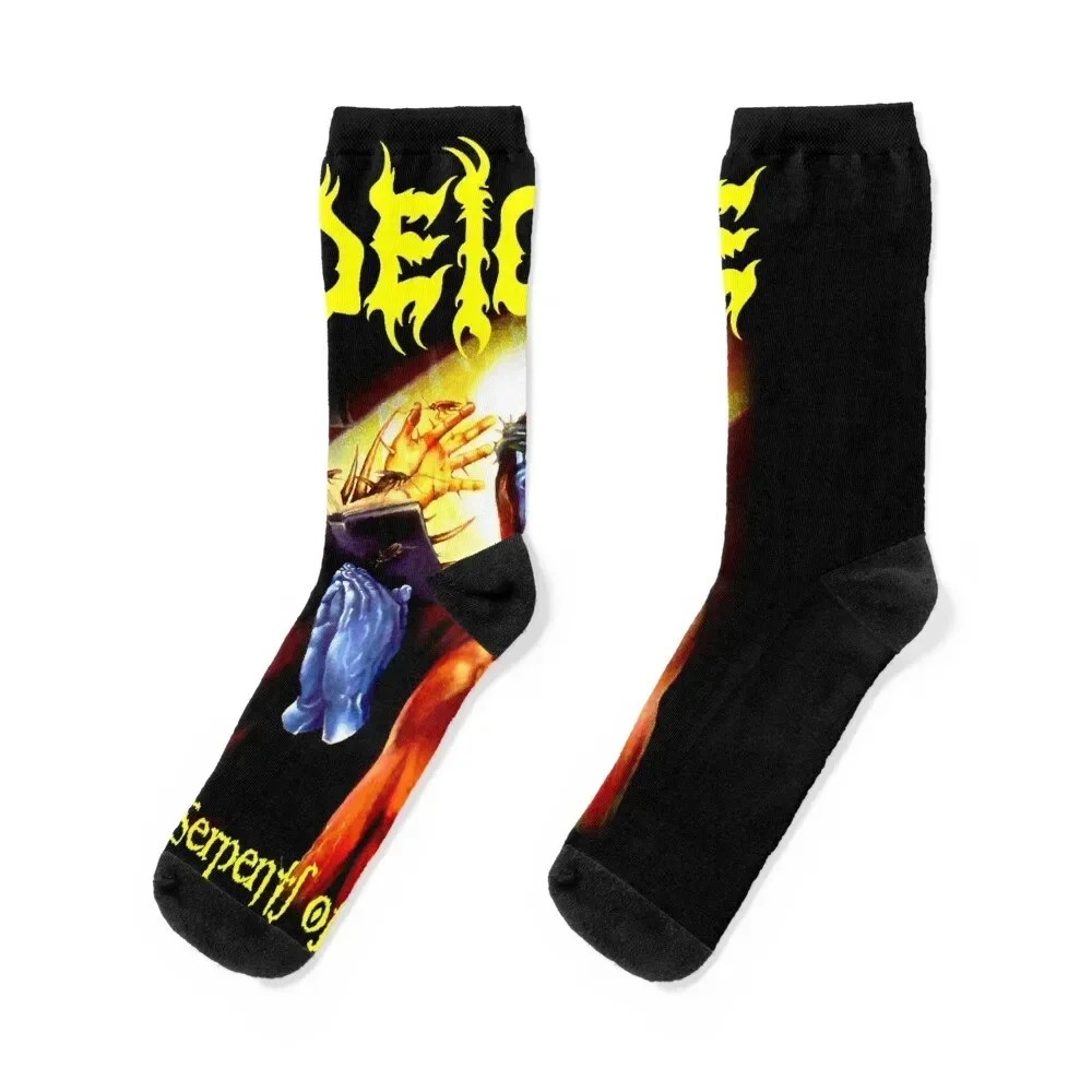 Deicide - Serpents of the Light Classic Old School Death Metal Funny Cool Socks kids cartoon Girl'S Socks Men's