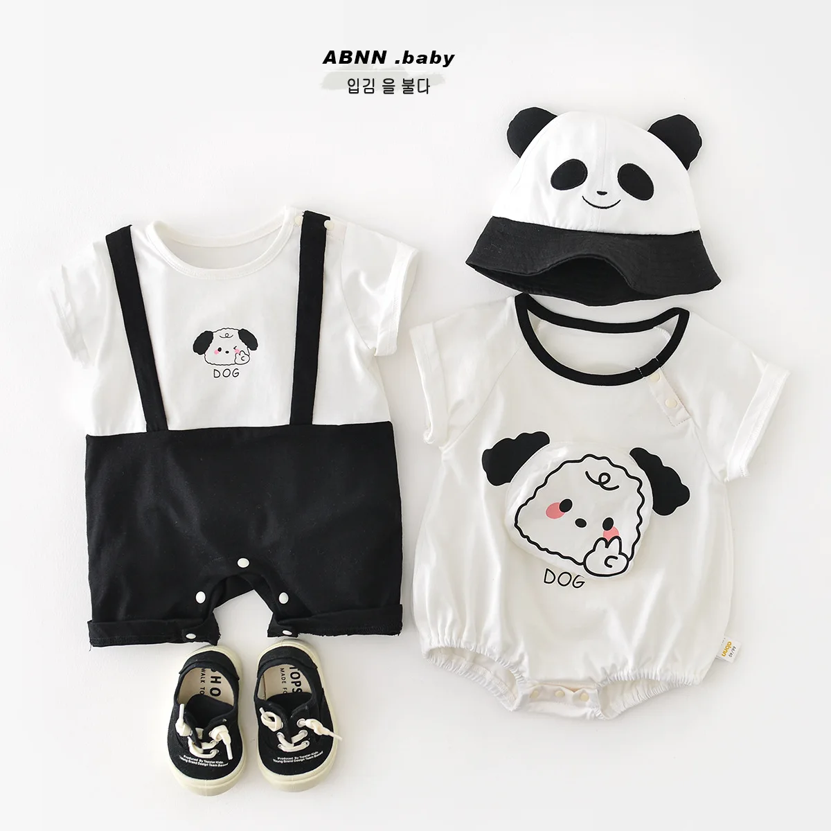 

Jenny&Dave 2023 Summer Infant and Toddler Bodysuit New Cotton Short Sleeve Thin 0-3 Year Old Boys and Girls Short Creeper Romper