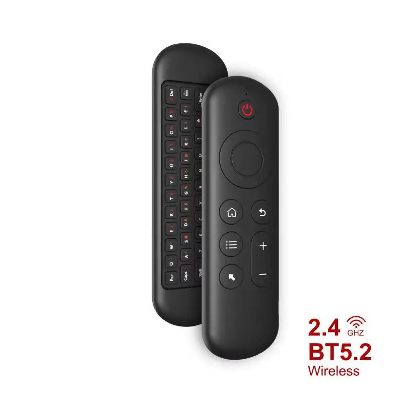 M5 Air Mouse Fernbedienung Gyroskop 7-farbige Mini-Tastatur mit Hintergrundbeleuchtung Dual Mode 2,4 G BT5.2 Wireless für Android Smart TV Box PC – Detail 5