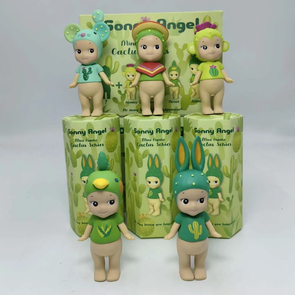 

Sonny Angel Mini Figuhe Cactus Series Mysterious Surprise Blind Box Tide Play Toy Doll Lucky Mascot Hand-Made Christmas Gifts