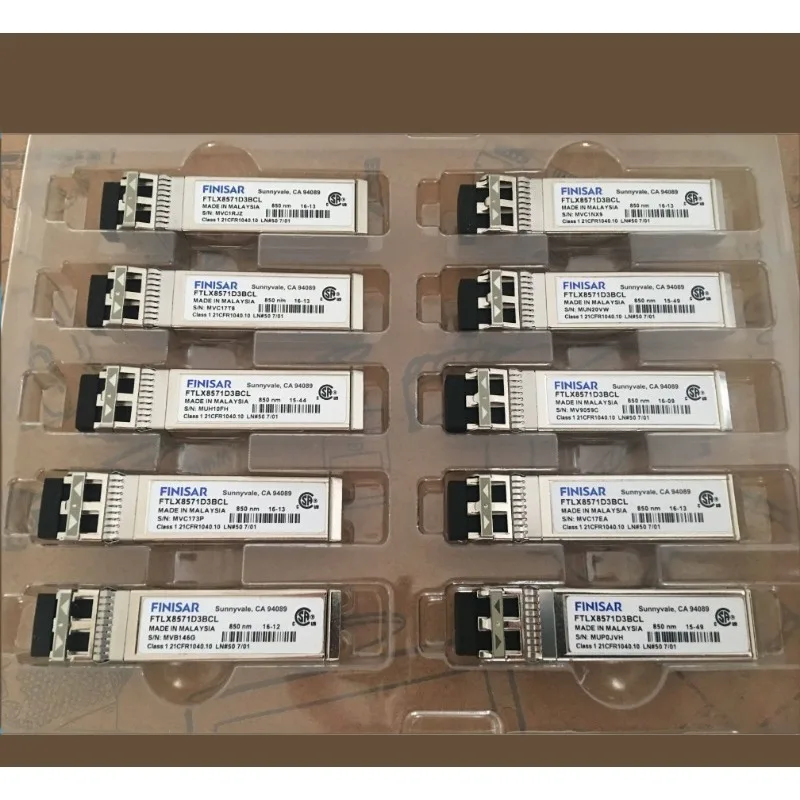 Parts for finisar 10 Gigabit  SFP + module FTLX8571D3BCL 10G 300M network interface card module