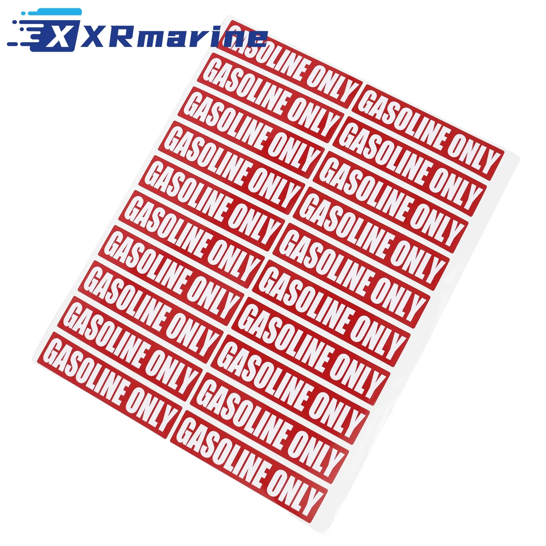 20Pcs Gasoline Only Gas Sticker Fuel Caution Warning Decal Door Tank Diesel Oil