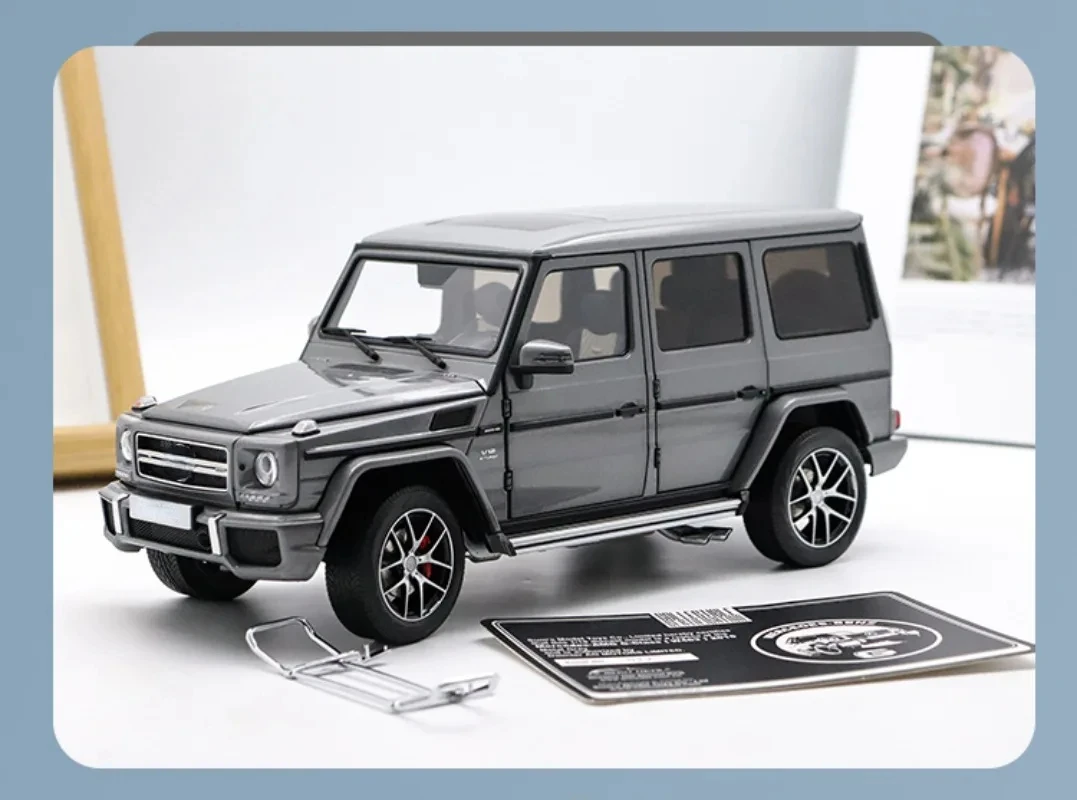 거의 실제 1/18-Benz G65 W463 Big G Jeep 합금 자동차 모델 가구 컬렉션 선물