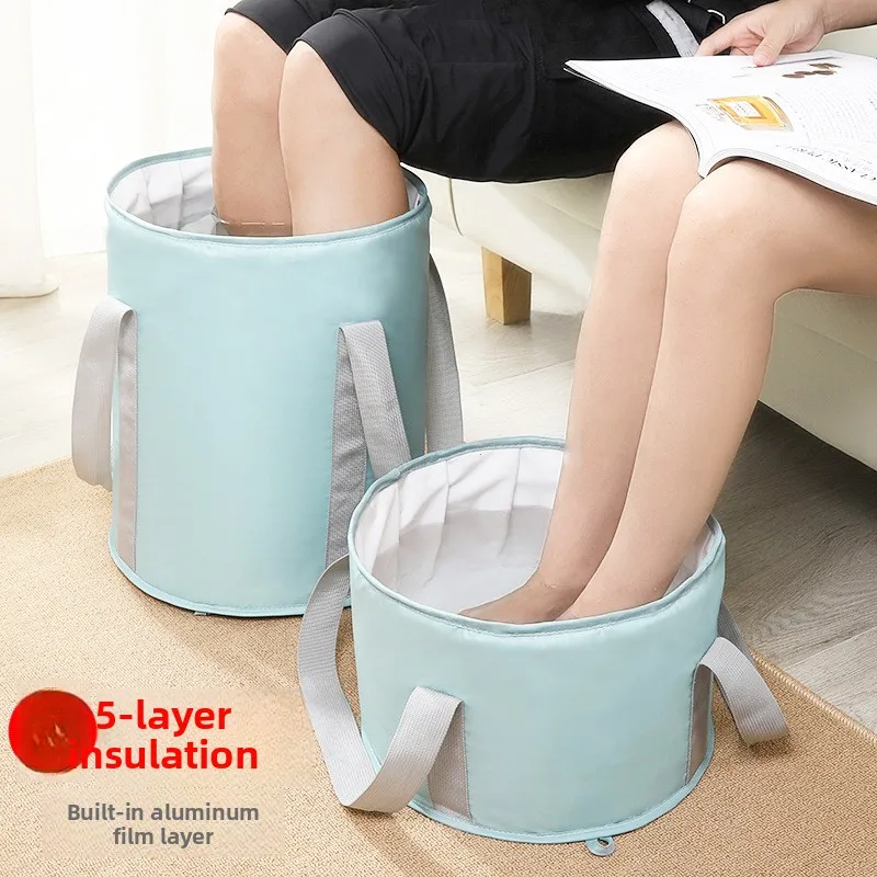 thick-aluminum-foil-foldable-deep-over-knee-foot-soaking-tub-multifunctional-home-use-adult-insulated-foot-soaking-bag