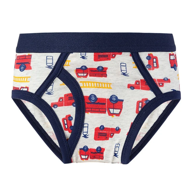 Children Boys Underwear Comfortable Soft Cotton Cartoon Print Triangle Underpants Cute Skin-Friendly Breathable Panties 1-12Y