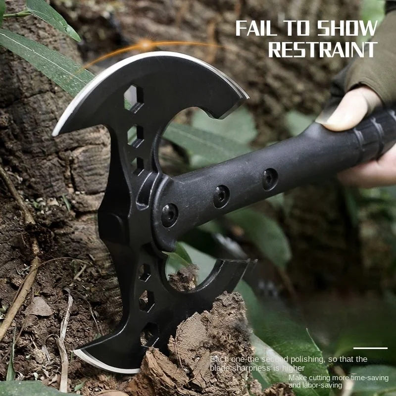 Outdoor Axe, Multifunctional Camping Axe, Tactical Firefighting Axe, Gardening Tools