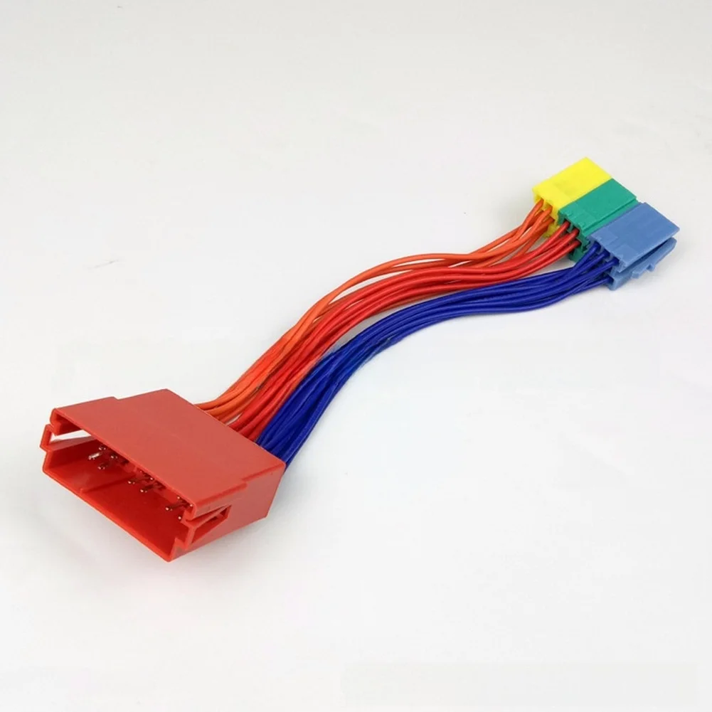 

1x Car CD Tail Cable Extension Cable For POLO For PASSAT For SKODA ABS Red Radio Adapter Extension CD Harness Cable Accessories