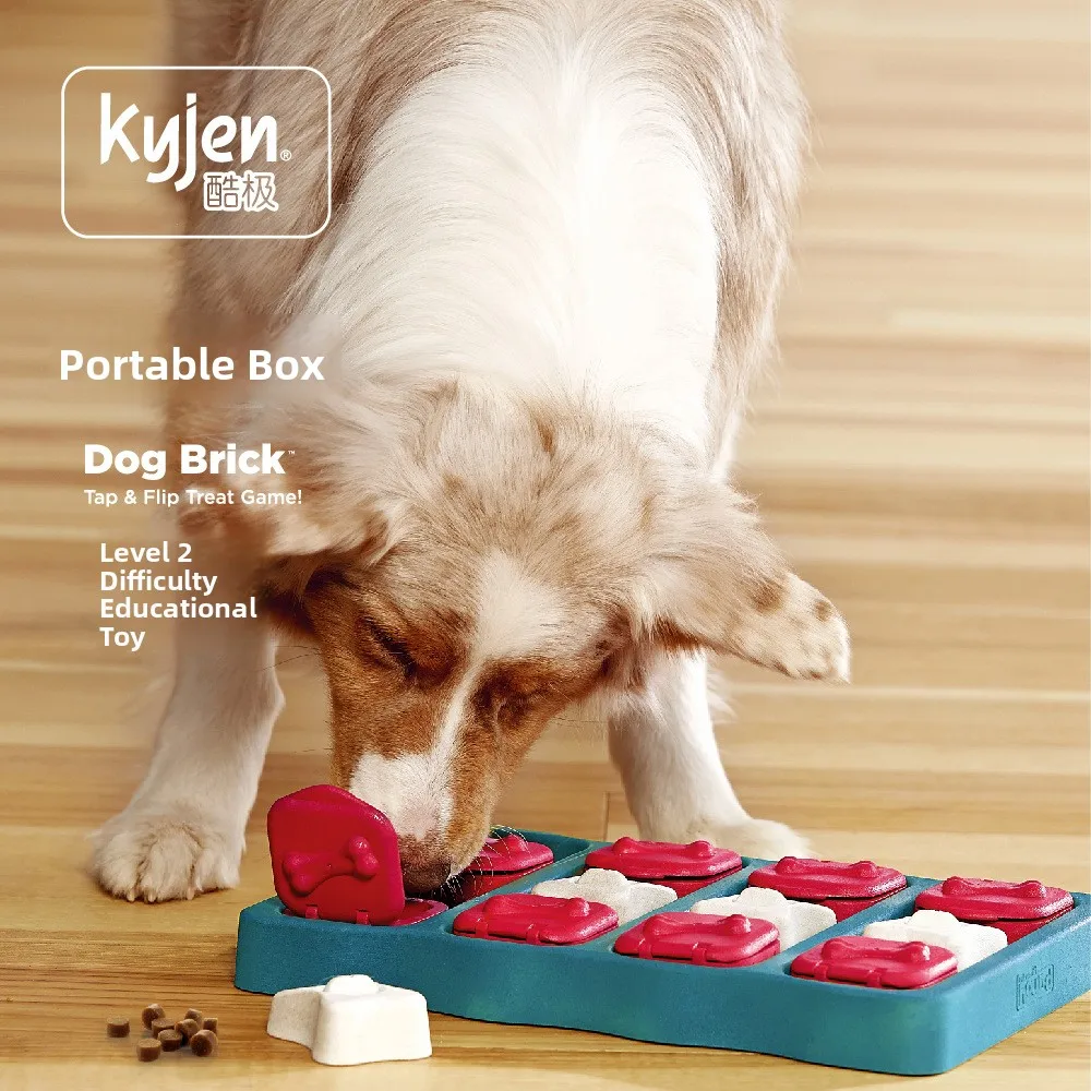 

Интерактивная развивающая игрушка-сундучок Kyjen Cool Pet Intelligence Training для собак: мобильный сундук с сокровищами, товары для животных, игрушки для игр