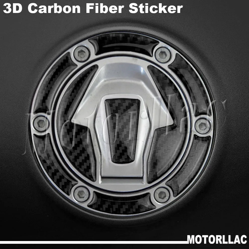 

3D Carbon Fiber Motorcycle Fuel Tank Cap Stickers Decals Protection Accessories For KTM 250 390 890 790 Adventure R 790 Adv R