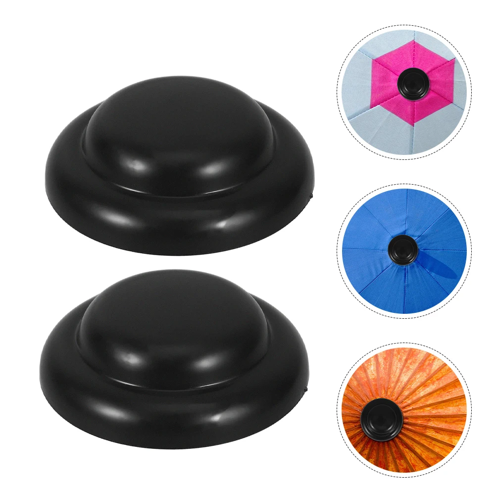 

2pcs Accessories Plastic Umbrella Cap Patio Umbrella Top Replacement Cover Patio Top Replacement Black Cover Outdoor