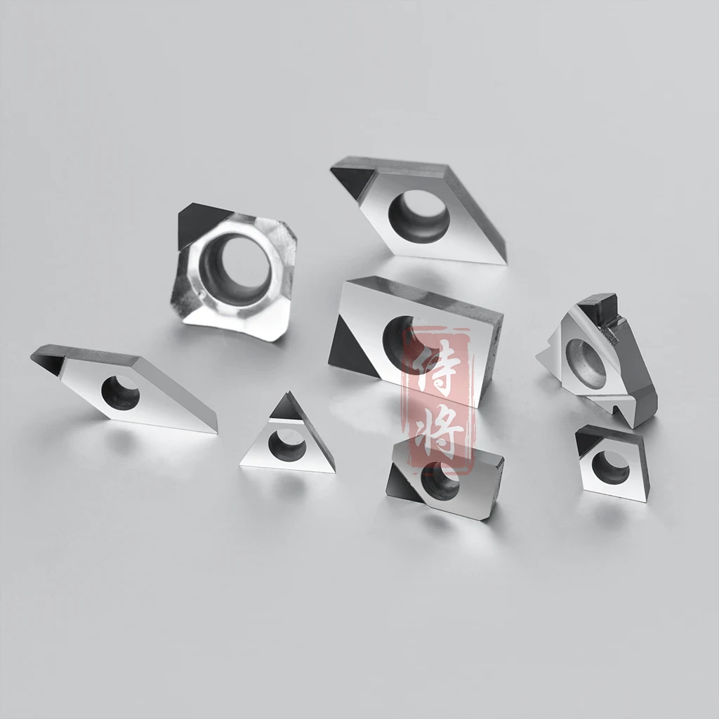 Imagem -04 - Pcd Diamond Insert Cnc Usinagem Lath Ferramenta Vcgt Apkt Seht Ccgt Dcgt Tcgt Corte de Cobre Alumínio Wnmg Tnmg