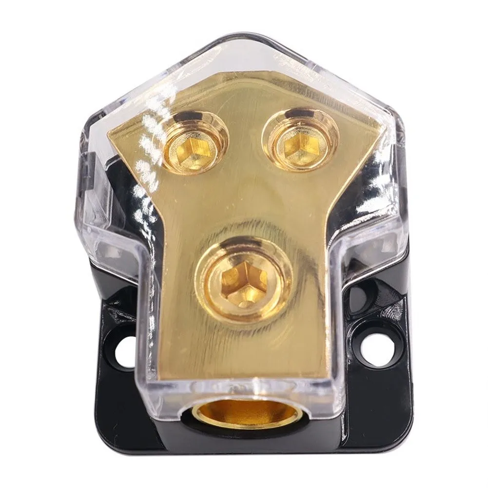AAA Power Distribution Block Vehicle Audio Ground Distribution Block Marine Boat Power Distribution Block Power/Ground Splitter