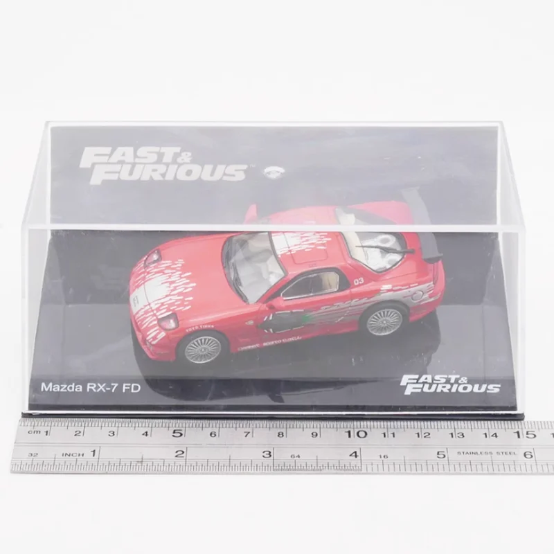 IXO 다이캐스트 1:43 스케일 합금 RX7 FD 스포츠카 모델 시뮬레이션 장난감 컬렉션 선물 정적 장식품