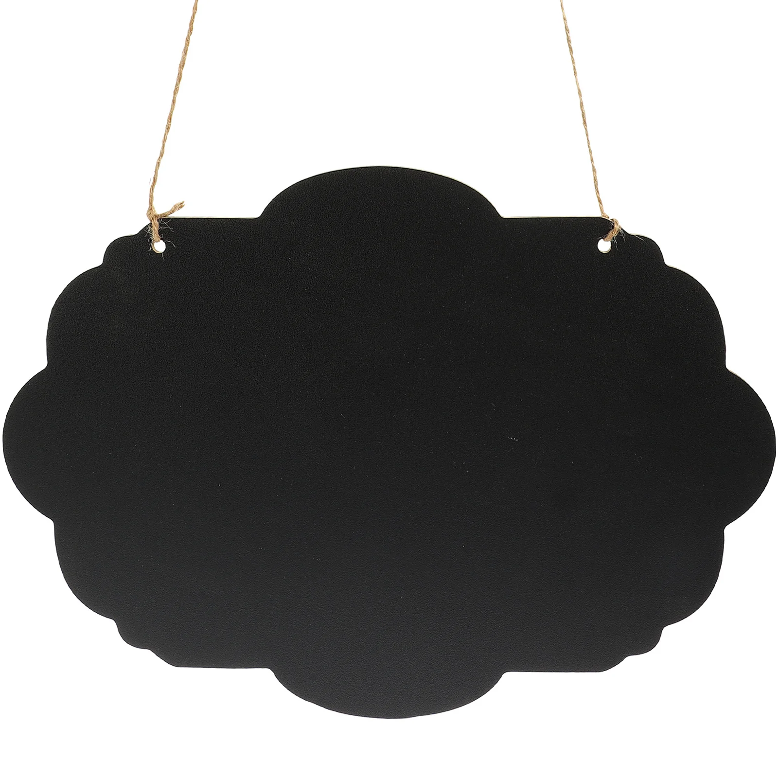 Small Double Sided Memo Board Wall Hanging Chalkboard Sign Door Message Board Hanging Blackboard for Home Store Cafe