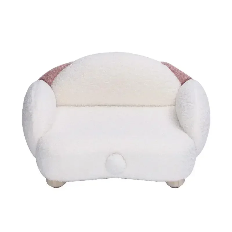 Factory outlet Bunny  Cartoon character cute Short hair velvet Small Size Pet Bed cat Sofa pet sofas