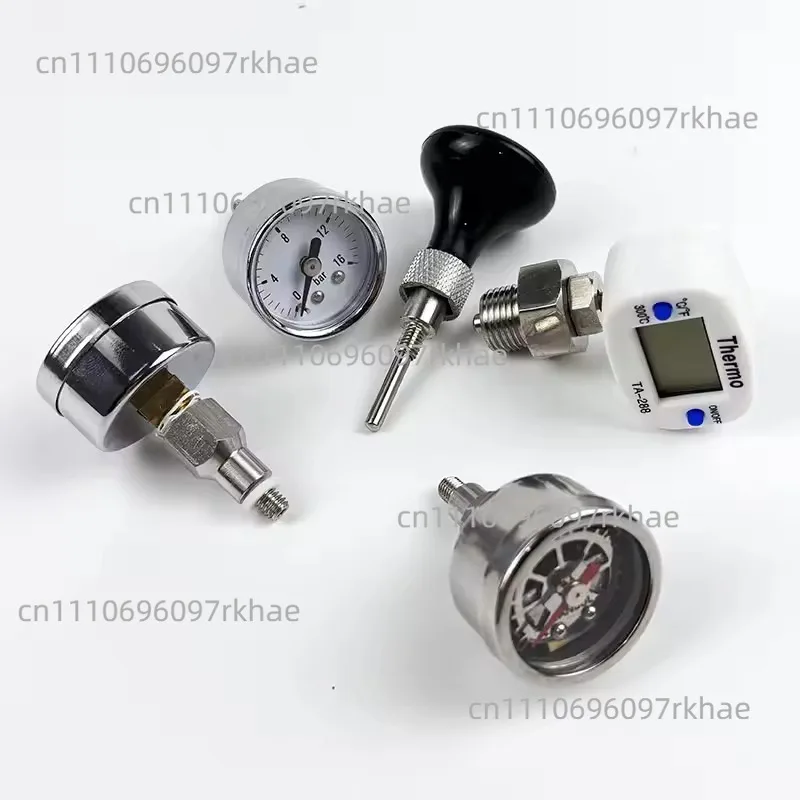 NEW E61 semi-automatic coffee machine brewing head pressure gauge thermometer modification accessories
