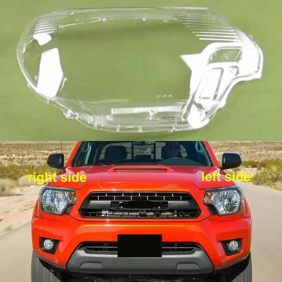 

For Toyota Tacoma 2012 2013 2014 2015 Car Accessories Headlight Lens Cover Headlamp Shell Lampshade Transparent Mask Plexiglass