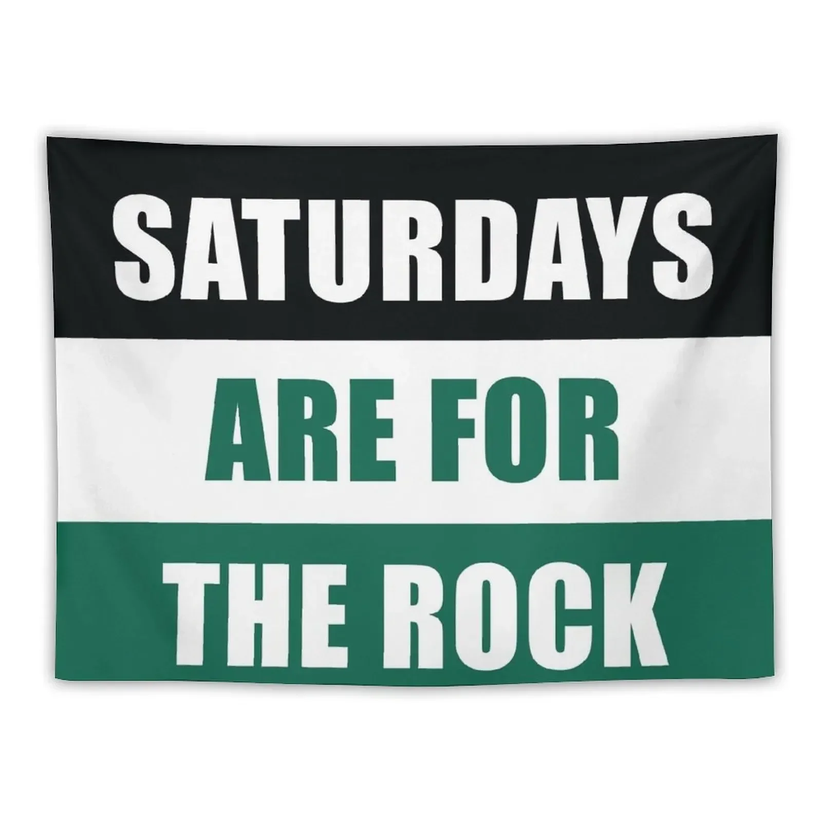 Saturdays are for the rock- Slippery Rock University Tapestry Wall Decorations Decorative Wall Murals Tapestry