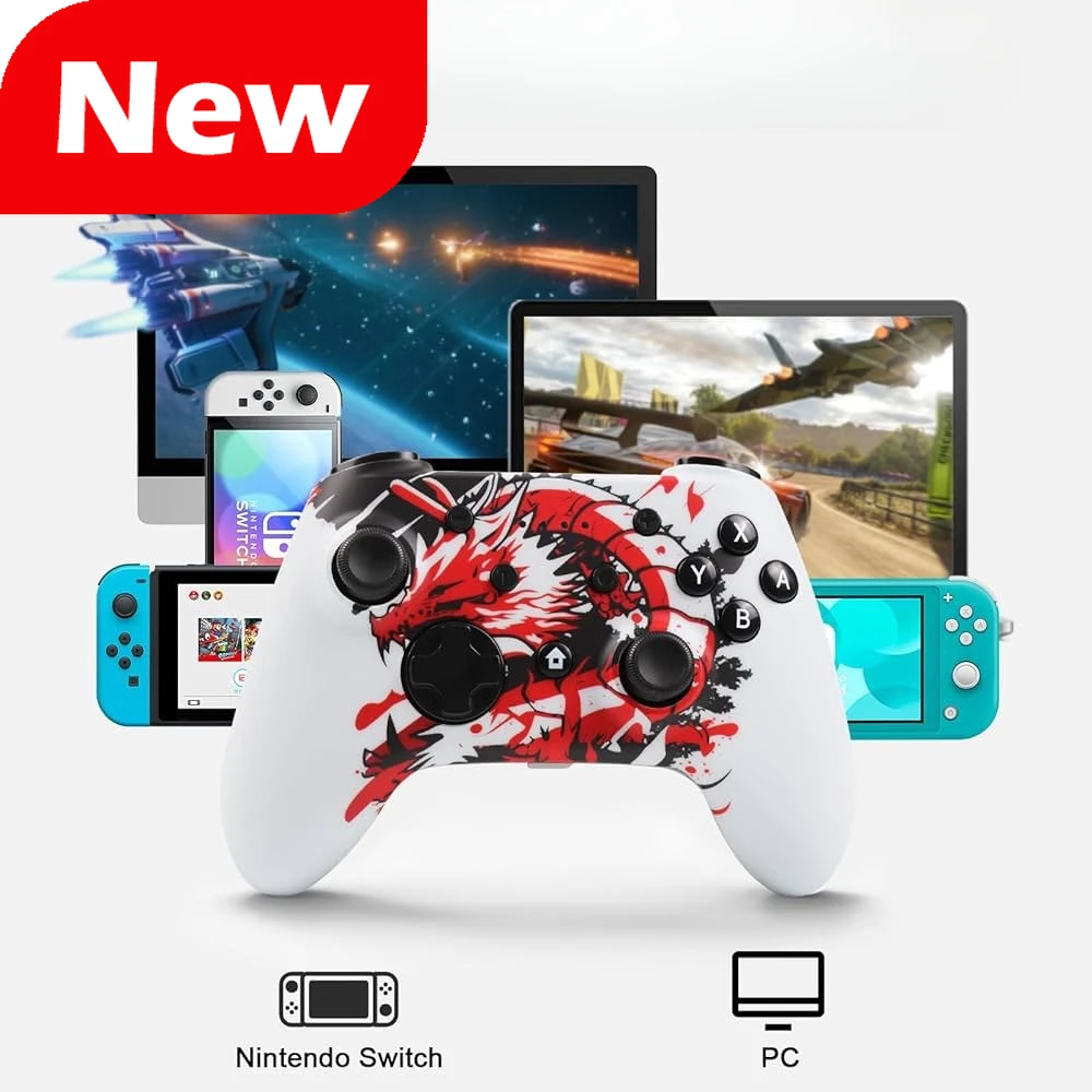 

Suitable for Switch Pro Wireless Bluetooth Game Controller Suitable for Switch PC Android Six-axis Dual Vibration Controller