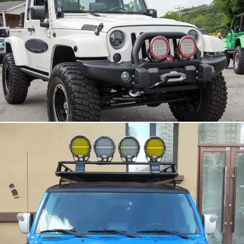 9inch 150W Spot LED Work Light Offroad 4x4 Bumper Head Lamp Truck Lorry Van Car Roof Rack LED Driving Spotlights