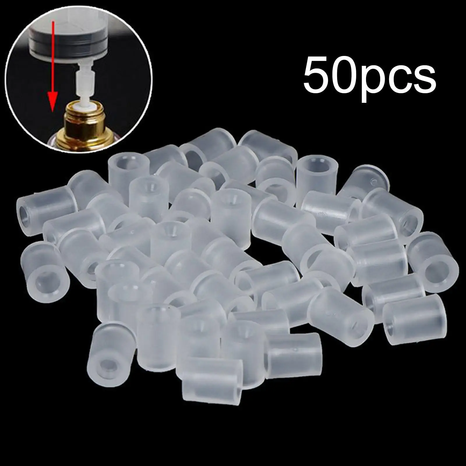 50 Pieces Perfume Refill Tools Conversion Heads Manual Perfume Dispenser Tools Extraction Tips for Perfume Decanting Travel